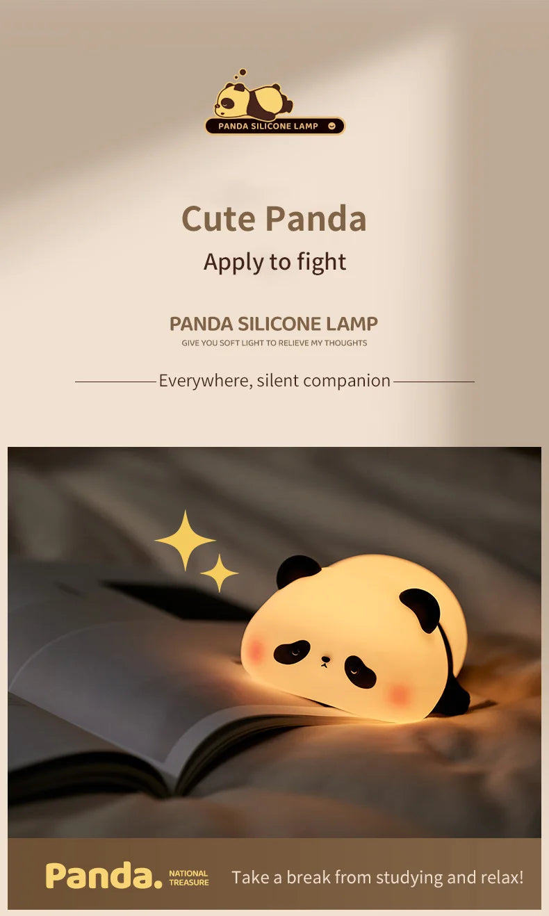 Snugda – Soft and Comforting Touch Panda Lamp