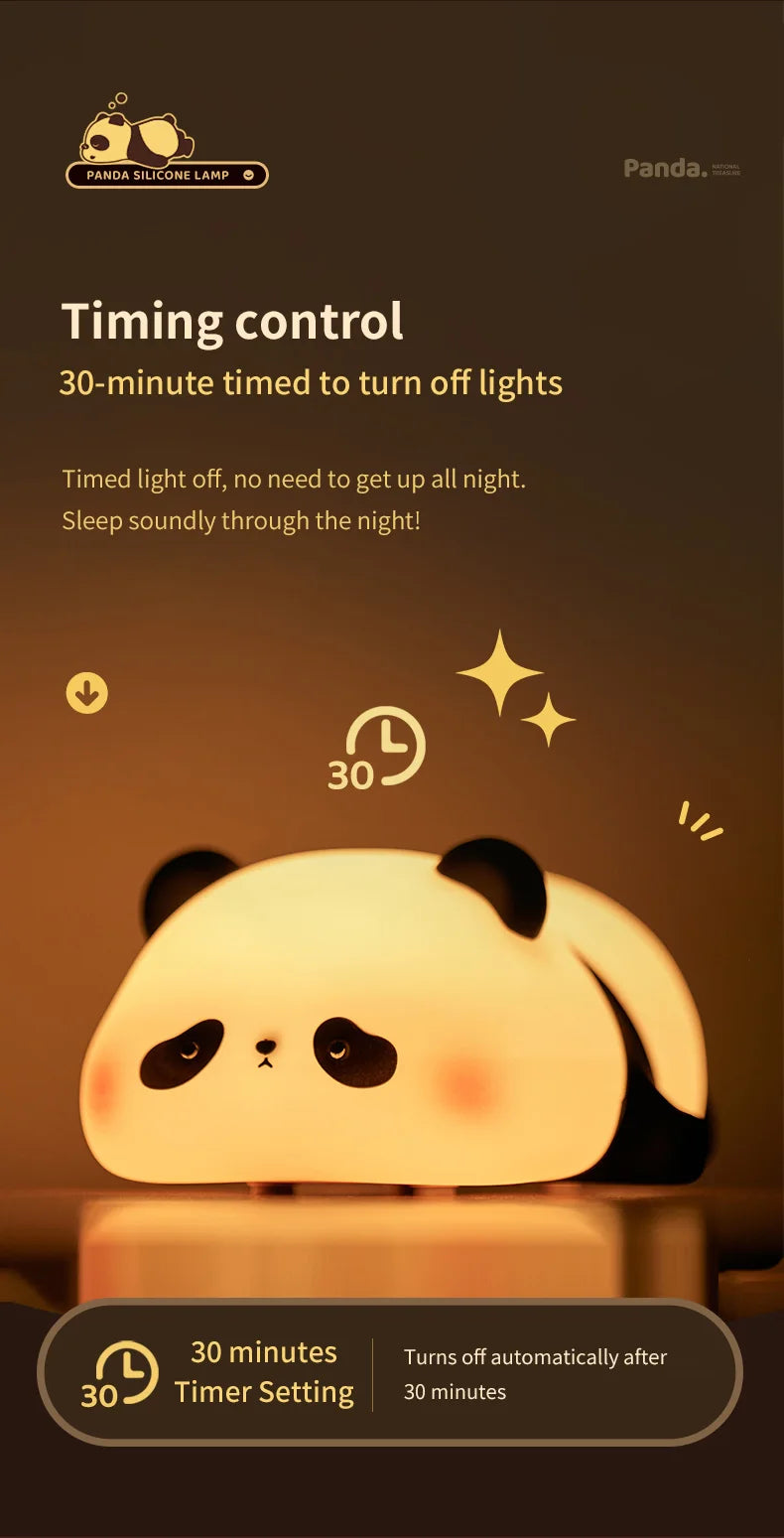 Snugda – Soft and Comforting Touch Panda Lamp