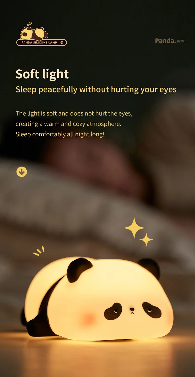 Snugda – Soft and Comforting Touch Panda Lamp