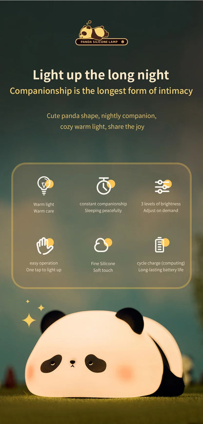 Snugda – Soft and Comforting Touch Panda Lamp