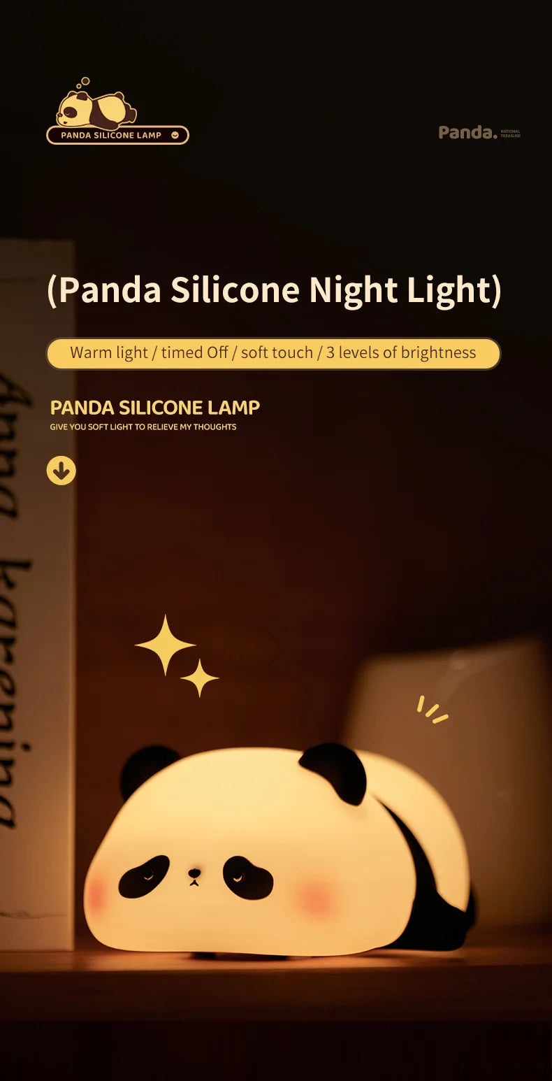 Snugda – Soft and Comforting Touch Panda Lamp